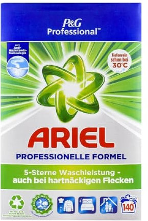 Ariel Professional Pulver Universal Waschmittel, 140 Waschladungen, 9.1kg