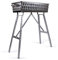 Edelstahl Schaschlikgrill Elegant 60x30cm V2A Mangal Klappbar Handarbeit Türkischer Russischer Adana Grill Schaschlik Holzkohlegrill Şiş Kebap Izgara (Ohne Rollen, ohne Ascheschubladen) купить мангал