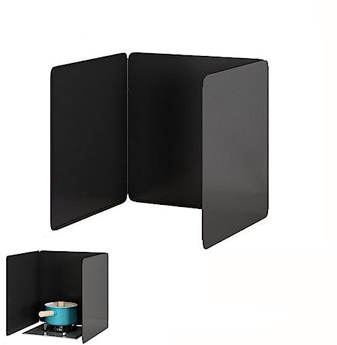 RIFWOVE Protector Antisalpicaduras, Cubre Salpicaduras De Sartén, Protección Antisalpicaduras Pantallas contra Salpicaduras Estufa Aceite Pantalla Cocina, Parabrisas Plegables Al Aire Libre Cocina