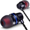 Earphones Wired In-Ear Headphones, 3.5mm Jack Headphones for Android Phones,Deep Bass Wired Earbuds with Microphone Noise Isolating Headset Compatible with Sam-sung Android Laptops Computers(Black)