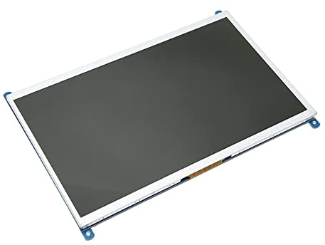 Jectse per Schermo da 10,1 Pollici, 1024x600 16:9 Monitor Touchscreen IPS Display LCD Reattivo e Fluido, per Mini PC, per W, per Pi3 +, per Pi4