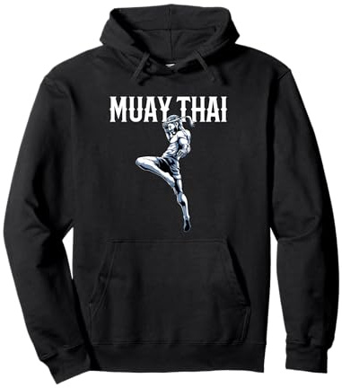 Arte del Combattimento Muay Thai Felpa con Cappuccio