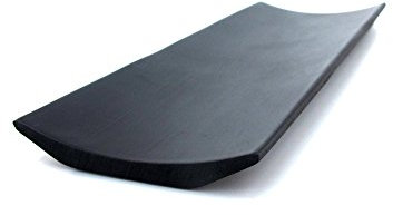 Reusable Bamboo Black Rectangle Sushi Serving Tray Plate 7 x 2.8 - 10 Pieces