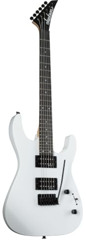 Jackson JS12 Dinky Guitarra Eléctrica Metal, Humbuckers, 24 Trastes, Blanca