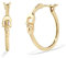 COACH Signature Hoop Earrings Gold One Size