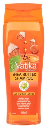 Vatika Naturals Chia Butter Shampoo 425ml | Mit Bio-Actives | Curl Moisture Extreme Shampoo