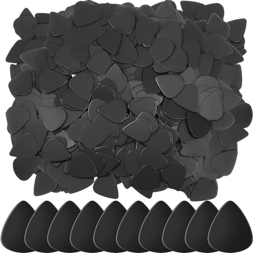 30Pcs Black Guitar Picks, Celluloid Guitar Plectrums for Your Electric, Acoustic, or Bass Guitar Guitar Picks and Bass Picks (0.5mm)