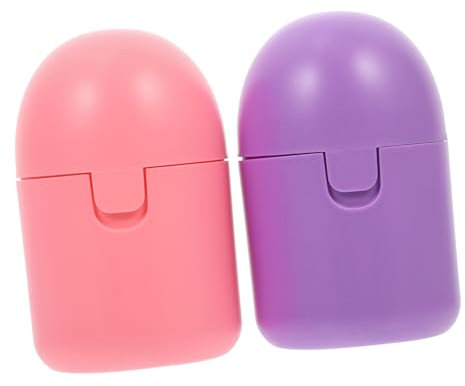 Beaupretty Sante Spülung 2st Desinfektionsbox Für Menstruationstassen Mini- Frauen-accessoire Kunststoffreiniger Weiblicher Seifenigel