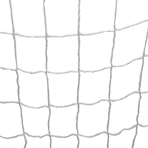 Football Goal Nets, Football Soccer Net Sports Replacement, Soccer Goal Post Net for 6' x 4', 8' x 6', 12' x 6', 24' x 8' Soccer Goals, 13cm Mesh for Size 5 Footballs, Not Include Posts (6ft x 4ft)