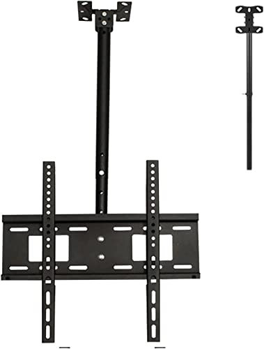 Supporto TV sospeso, Supporto TV soffitto Multifunzione, Supporto TV soffitto Girevole e inclinabile a 360°, Adatto alla Maggior Parte dei televisori LCD a Schermo Piatto e curvi 32-55 Pollici. Suppo