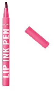 Rimmel Thrill Seeker Lip Ink Pen, 160 Fuchsia Hit, Lipstick, Pen-Like Precision Applicator, Kiss-Proof & Transfer-Proof, Buildable Colour, Vegan Formula, 1.7ml