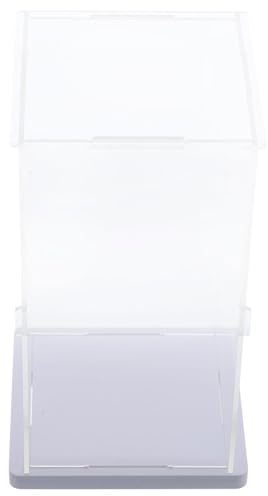 Cabilock Caja Expositora Acrílica Transparente Antipolvo para Figuras y Juguetes Vitrina de Diseño Simple y Resistente para Colección y Exhibición Hogar y Tienda