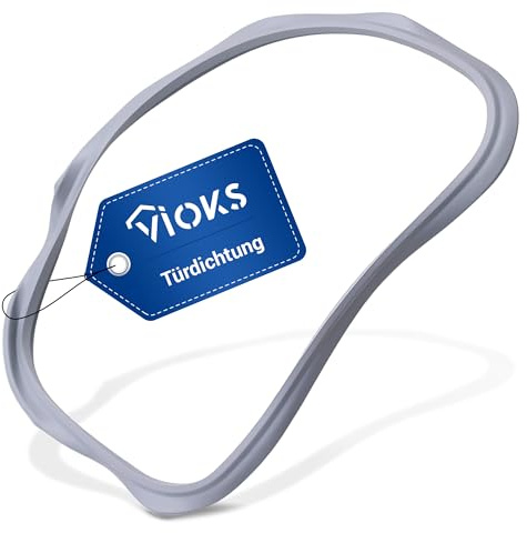VIOKS Dörrtätning gummi ersättning för Bosch 00637515 637515 tätning gummitätning grå tätningsgummi för dörrar torktumlare värmepump torktumlare torktumlare avantixx iQ300 iQ500 iQ700 iSensoric Maxx