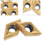10Pcs Inserto di Carburo CNC, DCMT070204 US735 DCMT51.51 Utensili tornio Fresa Tornio Inserti di Tornitura Strumenti con Scatola per Acciaio