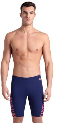 Arena Performance Surfs Up Swim Jammer-Bañador para Hombre, Azul Marino/Azul Marino Multi, W28