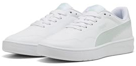 Puma - Court Lally, Zapatillas Femenino, Puma White-Puma White-Cool Light Gray,