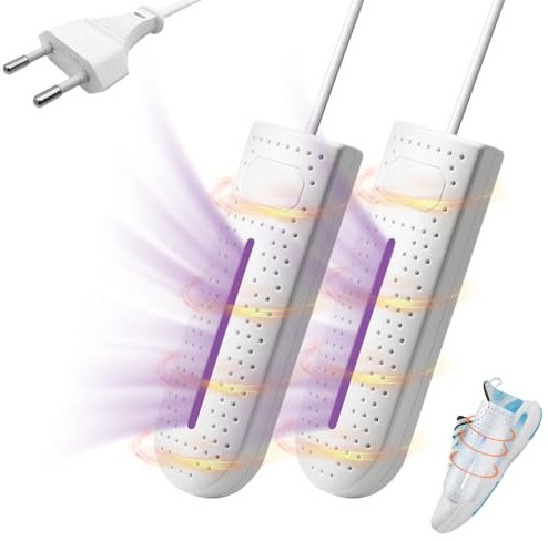 Mineup Asciuga Scarpe Elettrico, Asciugatrice Portatile Per Calzature, Asciugascarpe, 360° Asciuga Stivali Portatile, Scaldascarpe Elettrico Per Scarpe Guanti Calze Scarponi Da Sci