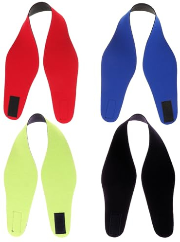 POPETPOP 4pièces Bandeau Natation Élastique pour Cheveux Protège-Oreilles Douche Bandeau Sport pour Garçon Fille Et Adultes