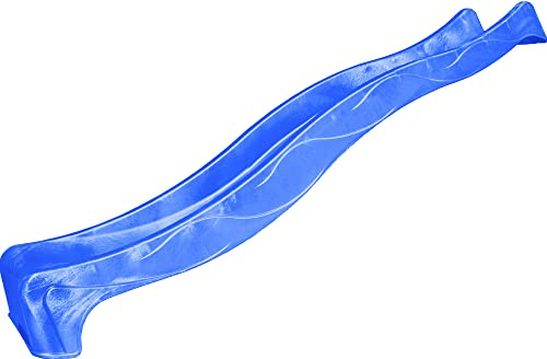 Ondis24 Tobogán de Olas de 3m para Niños, Tobogán de Montaje, Tobogán de Agua para Torre de Juegos o Ladera a Partir de 3 Años (Azul Marino)