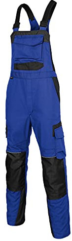 KÜBLER Workwear KÜBLER INNOVATIQ Arbeits-Latzhose Kornblumenblau/schwarz