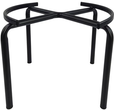 Tecnokit treppiede piedistallo supporto fusto olio, struttura in acciaio, colore nero, per fusti olio 30lt (30 litri ALTO SENZA RUOTE)