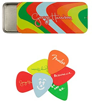 Fender George Harrison Rocky Pick Tin Medium – plektrum set
