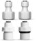 4Pcs RO Water Purifier Fitting, 1/4 Water Filter Quick Connector to 1/2 Male Thread/Female Thread Straight Connector,Push Fit Water Adaptor