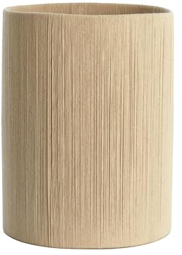 Light & Living Zylinder Lampenschirm Medan - Creme - 30x30x40cm - Rund - Textilien