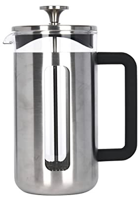 La Cafetière Pisa Cafetière en acier inoxydable brossé 8 tasses Argenté