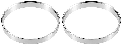 QUARKZMAN Anillos Centradores 2Uds para Coche Aleación Aluminio