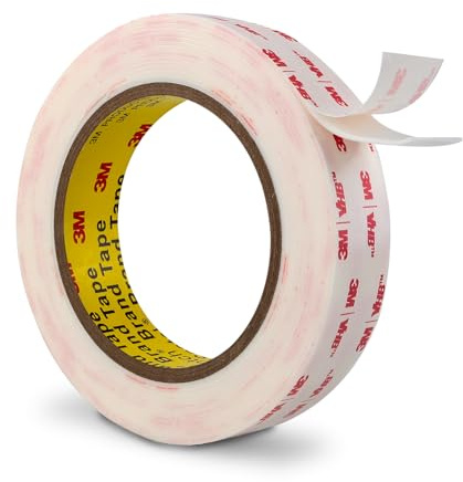 3 m dubbelsidig tejp monteringstejp 25 mm x 4,7 m vit 1 rulle 1,1 mm tjock 4950 skumtejp tung last vattentät för bil dekoration hem kontor