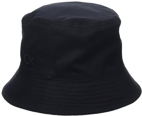 Calvin Klein Wendemütze für Damen, Monogram, Schwarz, nero