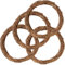 4Pcs Grapevine Wreaths Vine Branch Wreath Natural Christmas Rattan Wreath Garland Decoration for Christmas Holiday Craft or Wedding Supplies Craft DIY Rattan Door Wall Party Decors (25cm)