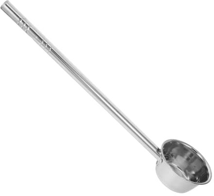 MAGICLULU Edelstahl Wasserkelle Mit Langem Griff Langlebige Schöpfkelle Mit Erhöhter Wandstärke Großer Wasserschöpfer Für Gartenbewässerung Und Haushalt