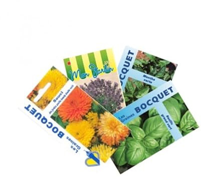 Lot de 4 sachets de graines potagères et florales Anti Moustiques - 5,5 g - LES GRAINES BOCQUET