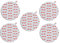 5 X (Durchmesser 80mm) 3M 4950 VHB Doppelseitig adhäsive band dünn extra stark klebepads klettband wasserfest ablösbar Klettverschluss rückständelos Klettpunkte Klebeband Klebestreifen Hochleistung