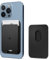 Spigen Valentinus MagFit Magnetic Wallet Card Holder 2-Cards Compatible with iPhone 16/15/14/13/12 Models, MagSafe Accessories - Black
