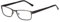 Edison & King Lesebrille Elements – schmale Metallbrille mit Premiumgläsern – entspiegelt und gehärtet (Black, +3,00 dpt)