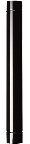 TUBO SMALTATO PER STUFE (CM 50 Ø 10 NERO)