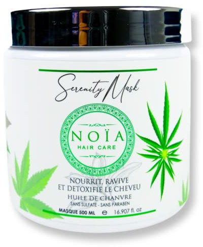 Masque Soin à L'Huile de chanvre - Gamme Sérenity - NOÏA HAIR - 500ML…
