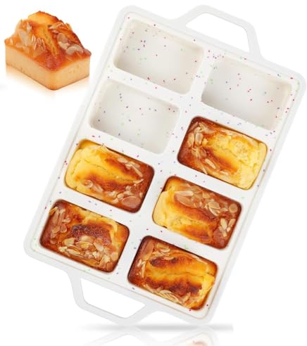 teglie per pagnotta in silicone, antiaderenti, con manico, teglia da forno in silicone per biscotti, polpettone, brownies