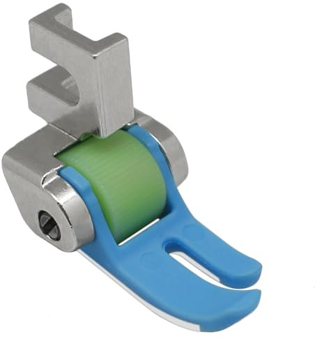 YEQIN Straight Stitch Presser Foot with Roller for Low Shank Old Style Household Sewing Machine