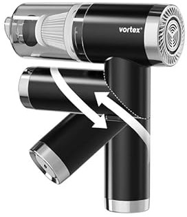 Vortex Aspirateur à Main Pliable Noir Crc100_Black De