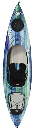 Pelican Argo 100X EXO - Recreational Sit in Kayak - Blue Coral - Lightweight Patented Ram-X™ Material - Ergobreeze™ Seating System - 10 ft