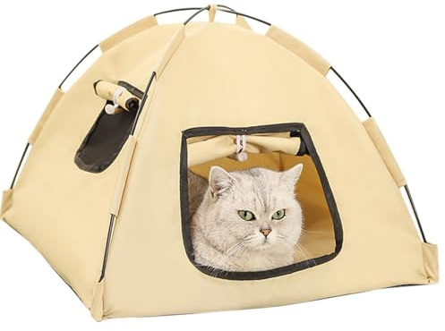para Perros,Refugio Solar Plegable para Gatitos | Impermeable y Transpirable para Gatos, Perros y Animales Pequeños en Apartamento, Viaje, Patio, Jardín, Balcón, Verano y Playa