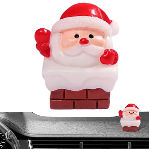 Flkiglm Liten jultomtefigur, miniatyr juldekoration för bord, jultomte, dekoration för nattduksbord, juldekoration