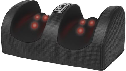 Fotmassager Med Uppvärmning, Shiatsu-massage Med Knådning, Avslappnande För Fötters Och Benens Muskler, Benmassager För Kontor/Hem, Present För Mamma, Pappa