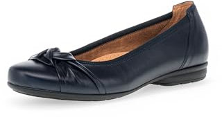 Gabor Damen Klassische Ballerinas, Frauen Flats,Leichte Mehrweite (G),Abendschuhe,Slip-ons,klassisch elegant,Ballerinen,Night,38 EU / 5 UK
