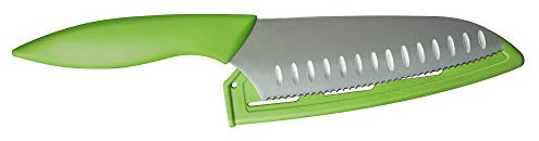 Kai 5.25 My First Knife, Serrated Kids Knife, 420J Stainless Steel, Serrated Blade for Non-Slip Cutting, Comfortable Contoured Handle, Kids Cooking Knives