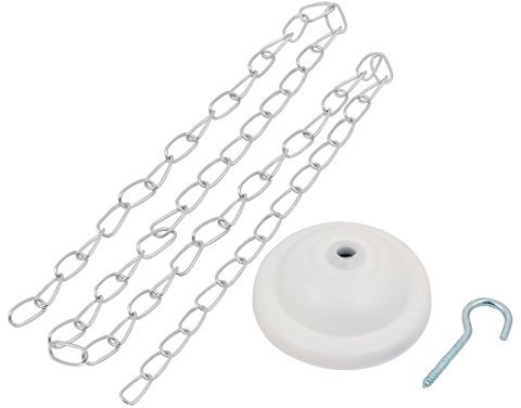 Ruilogod Chaîne de lampe en acier inoxydable de 70 cm de longueur en acier inoxydable.